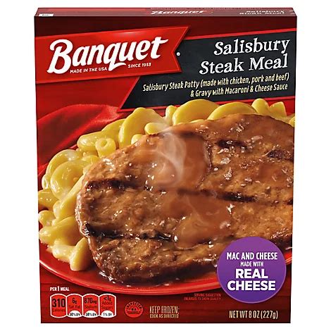 Banquet Meal Salisbury Steak - 8 Oz - Pavilions