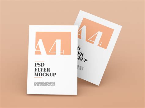 A4 Flyer Free Mockup — Free Mockup World