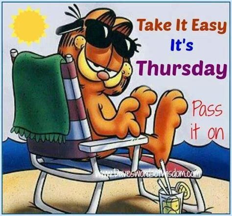 Take it Easy Thursday | Frases engraçadas, Humor engraçado sobre trabalho, Engraçado