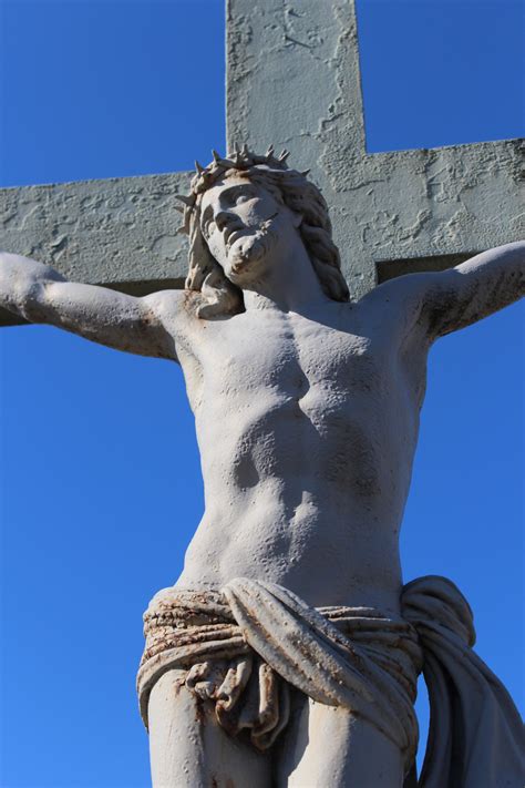 Free Images : monument, statue, religion, cross, cemetery, sculpture, art, figure, faith ...