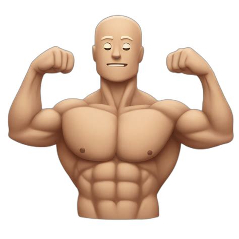 girl Bigger muscles | AI Emoji Generator