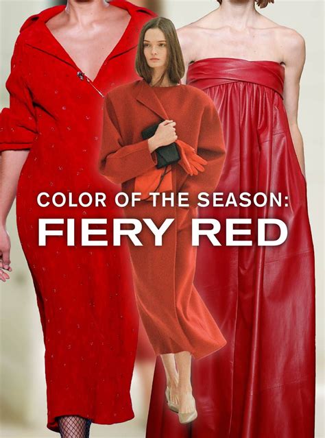 Fall Fashion Trends, Fall Trends, Red Fashion, Winter Fashion, Red Runway, Red Fall, Fall Winter ...