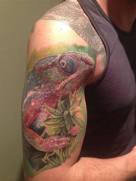 My chameleon | Chameleon tattoo, Cool tattoos, Lizard tattoo