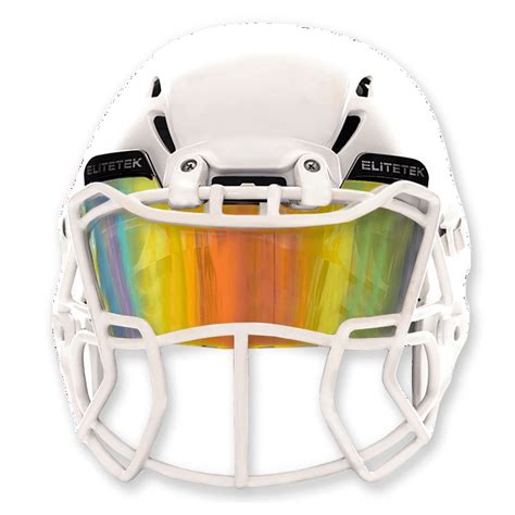 EliteTek Football Helmet Visor - Universal Fits Youth & Adult Helmets ...