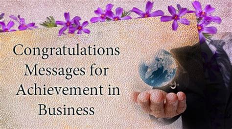 Congratulations Messages for Achievement in Business