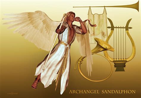 Archangel Sandalphon Digital Art by Valerie Anne Kelly - Pixels