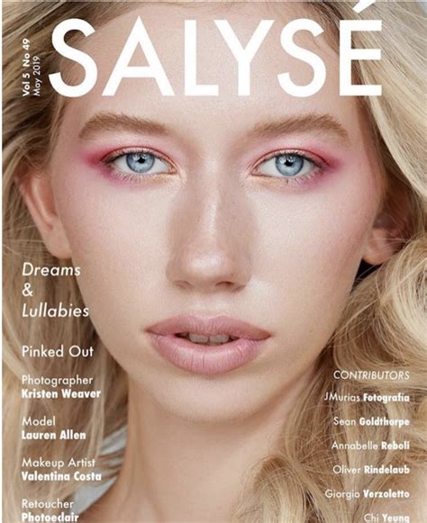 Barbizon Modeling Lauren Booked The Cover Of Salyse Magazine