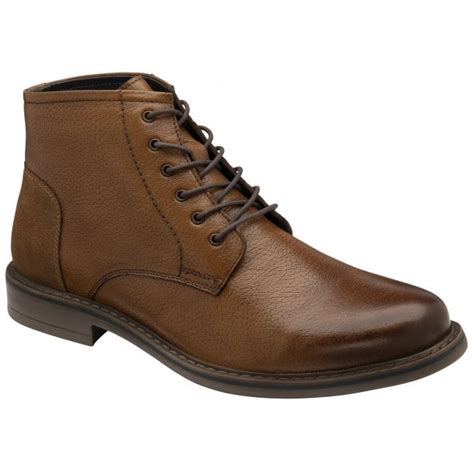 Buy men's tan leather Frank Wright Leonard ankle boot online