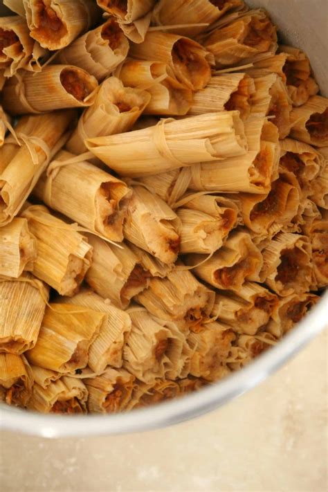 Authentic Mexican Pork Tamales Rojos Recipe - Muy Bueno