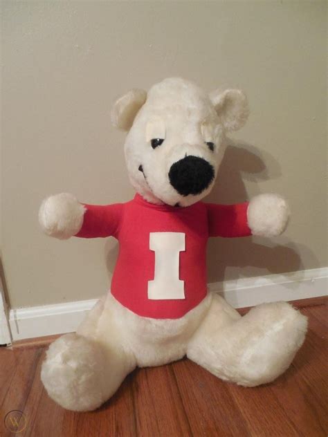 Vintage Advertising ICEE BEAR Polar Bear Mascot Stuffed Plush Animal ...