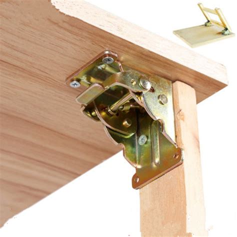 Table Legs Foldable Hinges 90 Degrees Self-locking Foldable Invisible ...