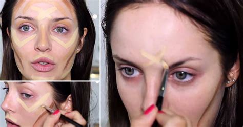 Cream Contouring Tutorial: How to Blend an 'X' on Your Forehead