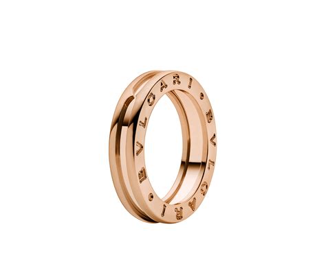 B.zero1 Rose gold Ring 335988 | Bvlgari | Handmade gold ring, Blue engagement ring aquamarines ...