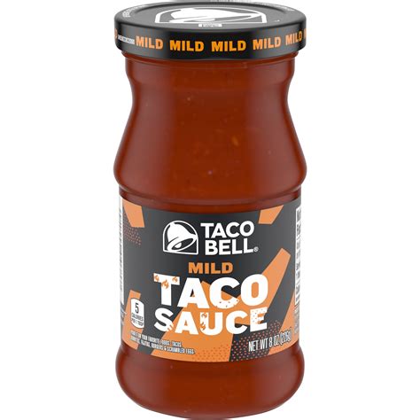 Taco Bell Mild Taco Sauce, 8 oz Bottle - Walmart.com - Walmart.com