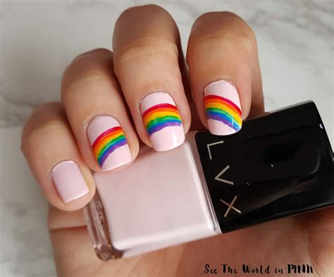 Manicure Monday - 3 Rainbow Nail Art Looks for Pride Month | See the World in PINK