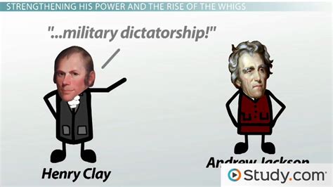 Andrew Jackson vs. the Whig Party: Rise of Executive Power - Video & Lesson Transcript | Study.com