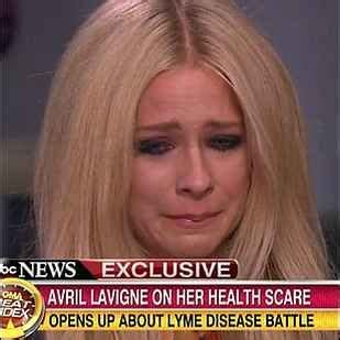 Avril Lavigne's First TV Interview About Her Lyme Disease Is Heartbreaking | Tv interview, Avril ...