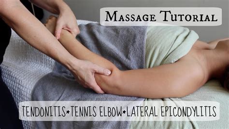 Massage Tutorial: TENNIS ELBOW (Lateral Epicondylitis) - YouTube