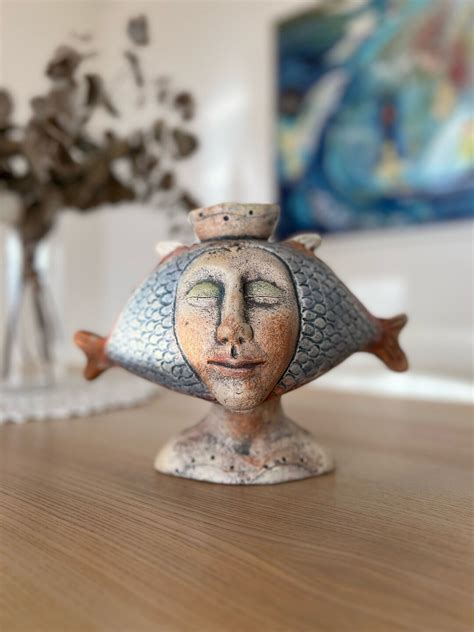 Pisces Handmade Ceramic Sculpture - Etsy