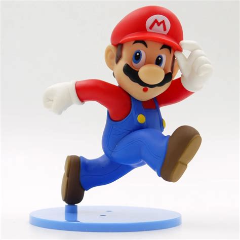 14 CM Super Mario Action Figures Running Mario pvc Figure Toys Free ...