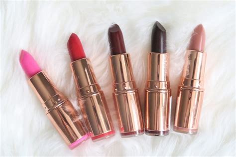 Makeup Revolution / Rose Gold Lipsticks | Rose gold lipstick, Gold lipstick, Makeup revolution