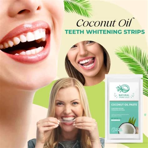 Coconut Oil Teeth Whitening Strips | Wizzgoo.com