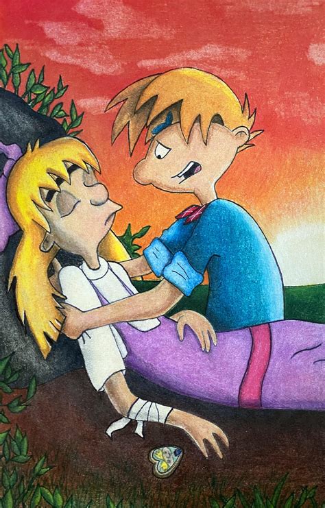 Print Dying Love Hey Arnold fan art replica | Etsy