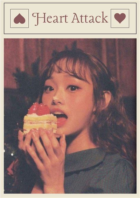 CHUU: Heart Attack Poster | Pop posters, Kpop posters, Room posters