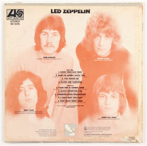 Led Zeppelin "Led Zeppelin 1" Vinyl Record Album | Pristine Auction