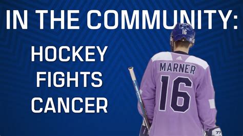 Hockey Fights Cancer - YouTube