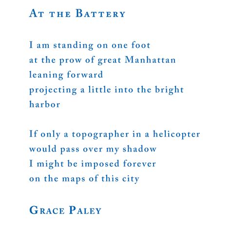 Poetry Path: Grace Paley - Poets House