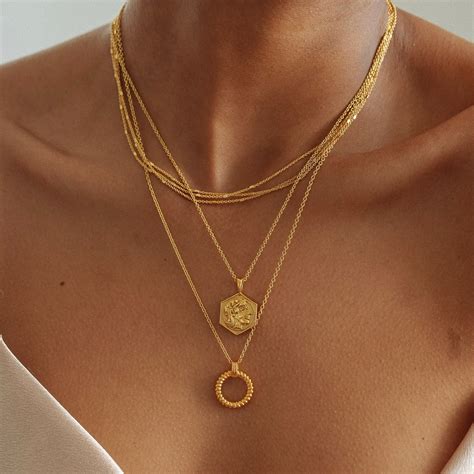 Layered Gold Chain Necklace – Ivyandlula