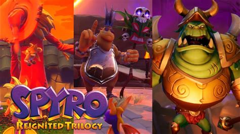 Spyro Reignited Trilogy - All Spyro 1 Bosses - YouTube