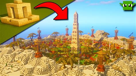 Minecraft Desert Well Transformation - YouTube