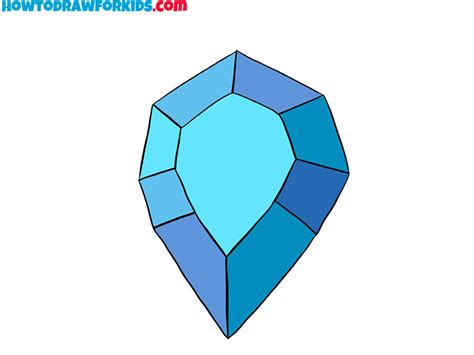 How to Draw a Gem - Easy Drawing Tutorial For Kids