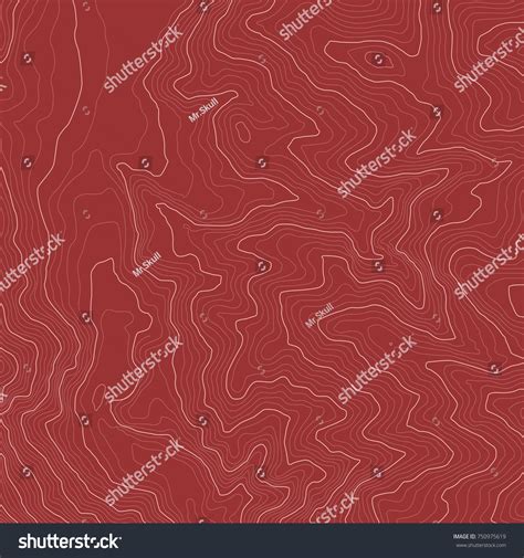 Stylized Height Topographic Map Contour Lines Stock Vector (Royalty Free) 750975619 | Shutterstock