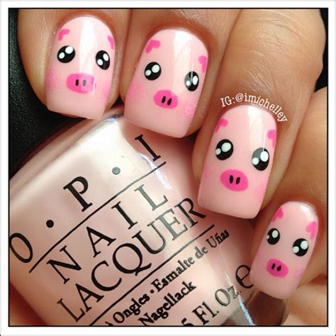 Piglet Nail Art