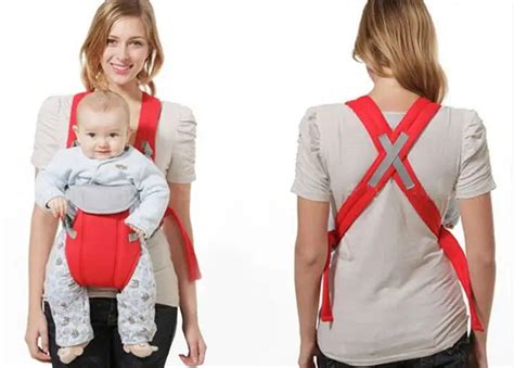 Front Pack Cotton Baby Carrier Infant Newborn Baby Breast feeding Cradle Pouch Breathable Soft ...