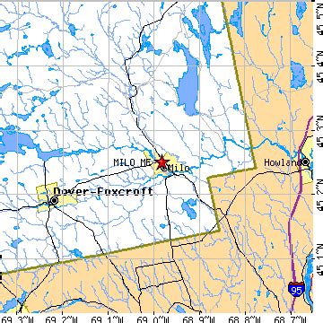 Milo, Maine (ME) ~ population data, races, housing & economy