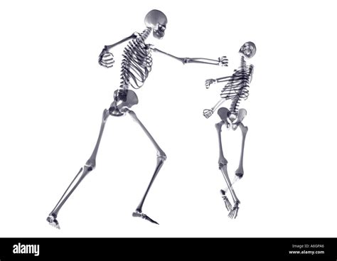 x ray skeleton boxing Stock Photo - Alamy