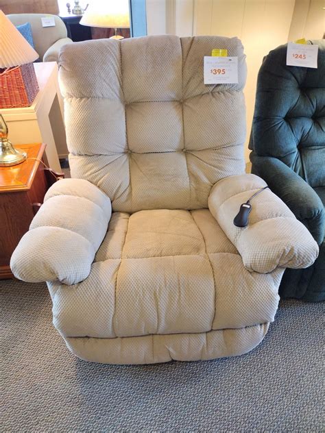 Beige Catnapper Recliner: Heat & Massage | Roth & Brader Furniture