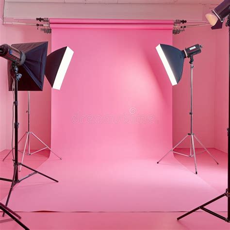 Pink studio background stock illustration. Illustration of wall - 304918018