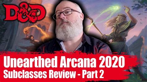 UNEARTHED ARCANA 2020 D&D Subclasses, Part 2 Review - YouTube