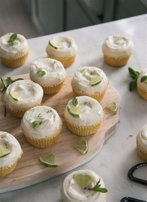 Mojito Cupcakes with Mojito Frosting - A Cozy Kitchen