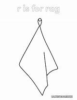 Rag Coloring Page  PrimaryLearningOrg sketch template