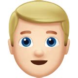 👱🏻 Person: Light Skin Tone, Blond Hair Emoji on Apple iOS 12.1