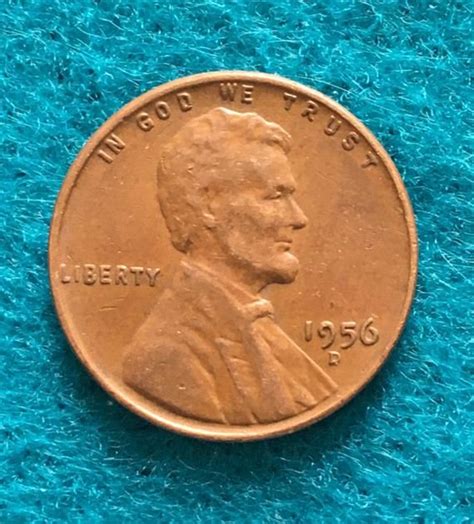 Attention Coin Collectors: Rare - Vintage - 1956 D Lincoln Wheat Penny Beautiful Coin with ...