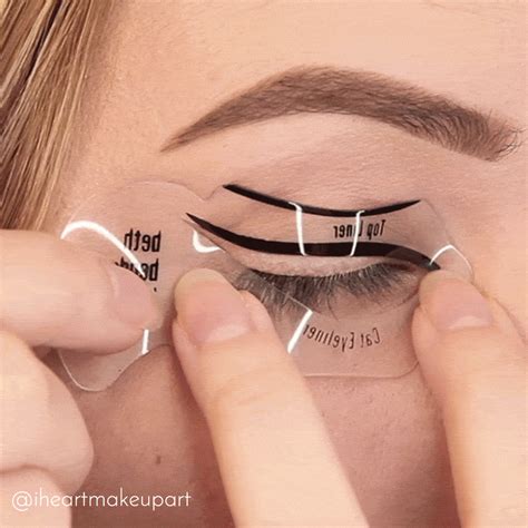 Eyeliner Stencils - Perfect Cat Eye Makeup & Smokey Eyes | Beth Bender Beauty #eyemakeupnatural ...