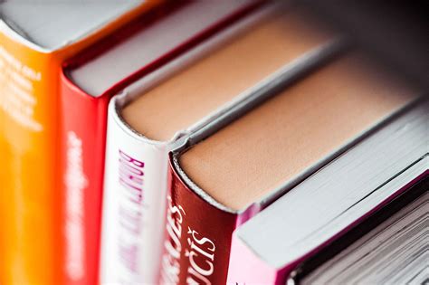 Books in Shelf Close Up Free Stock Photo | picjumbo