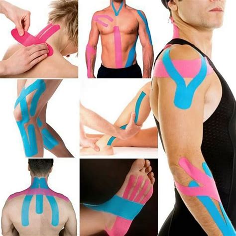 Fita Kinesio Tape Bandagem Elástica Adesiva Taping Sport Rosa - Rubber Fit